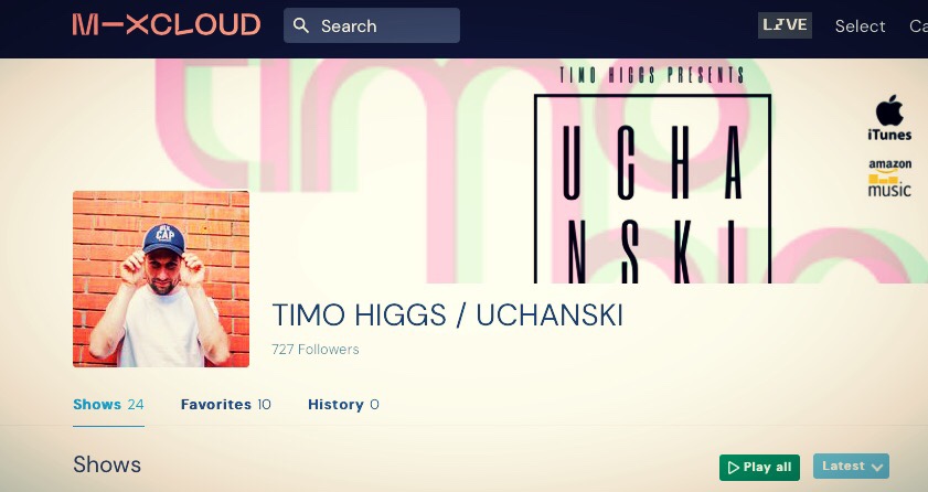 Mixcloud Timo  Higgs